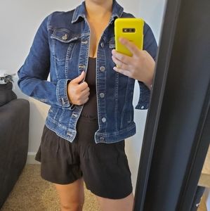 Talbots darkwash denim jacket